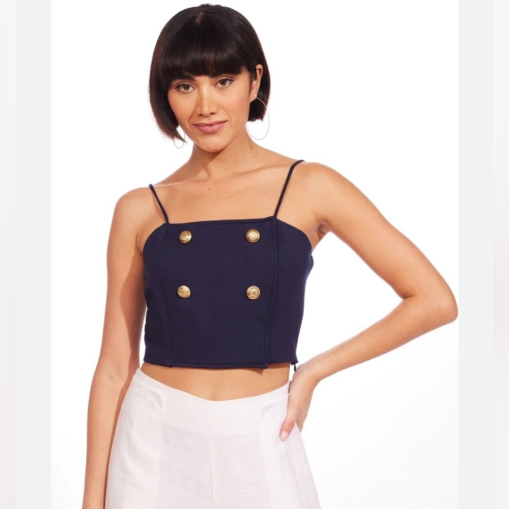 NWT Anthropologie Eva Franco Ponte Trench Blouse